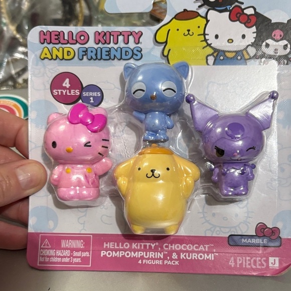 Hello Kitty Other - Hello Kitty & Friends Marble Figure Set